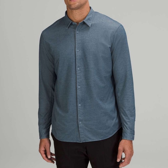 lululemon athletica Other - Lululemon Commission Long Sleeve Shirt River Blue Enzyme Dye